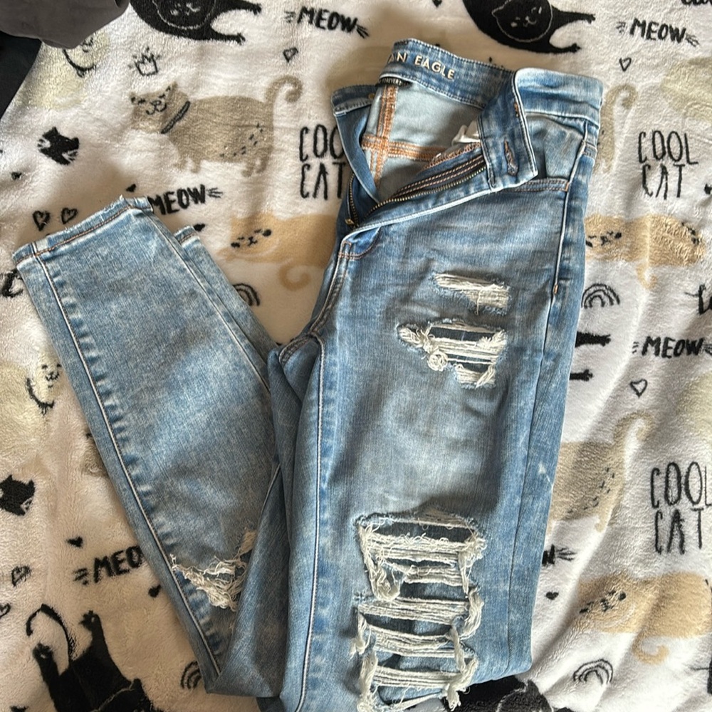 American Eagle super high-rise jegging